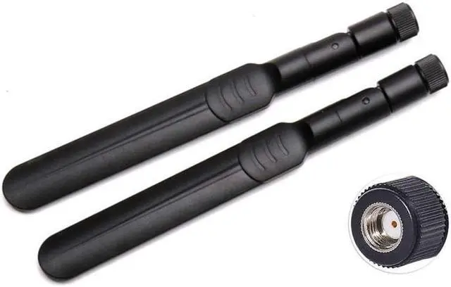 Alt view image 6 of 6 - Dual Band 2.4GHz 5GHz 5.8GHz Antenna 6dBi WiFi Omni RP-SMA Male + 15CM U.FL IPEX MHF4 to RP SMA Female Pigtail Cable for M.2 NGFF WiFi WLAN 3G/4G Card Notebook PS4 Drone 2PCS