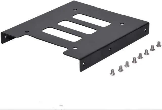 Alt view image 7 of 7 - SSD Metal Mounting Bracket 2.5 to 3.5 Hard Drive Bracket Kit Adapter SSD HDD Holder with Screws (2 Pack)