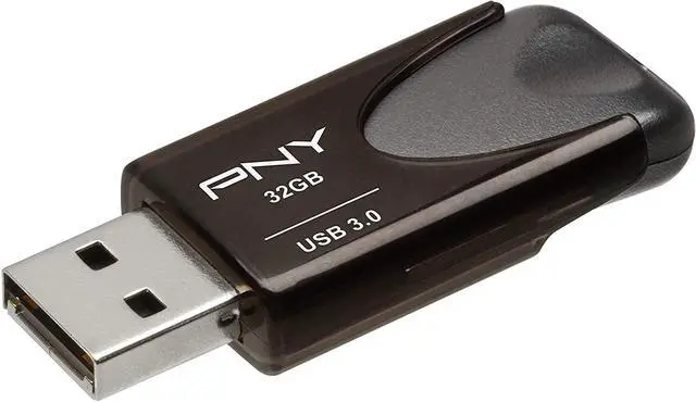 Alt view image 12 of 20 - PNY - Elite Turbo Attache 4 32GB USB 3.0 Type A Flash Drive - Black