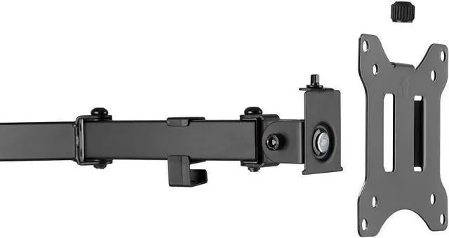 Alt view image 5 of 7 - Amer Dual LED LCD Monitor Free-Standing Desk Stand for 2 Screens up to 32 inches Heavy-Duty Fully Adjustable Arms with Max VESA 100x100mm (2EZSTAND)