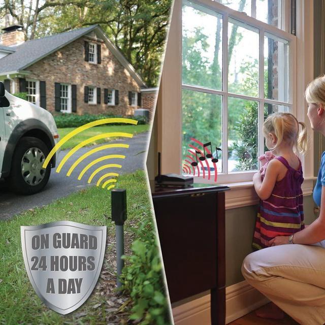 Alt view image 3 of 5 - Mighty Mule Wireless Driveway Alarm (FM231) & Interior Wireless Driveway Alarm Additional Base Station (FM231-R), Black