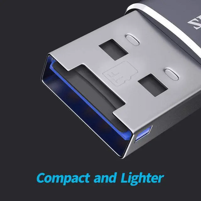 Alt view image 2 of 7 - Micro SD Card Reader USB 3.0 Aluminum USB 3.0 Portable Memory Card Reader Adapter for PC