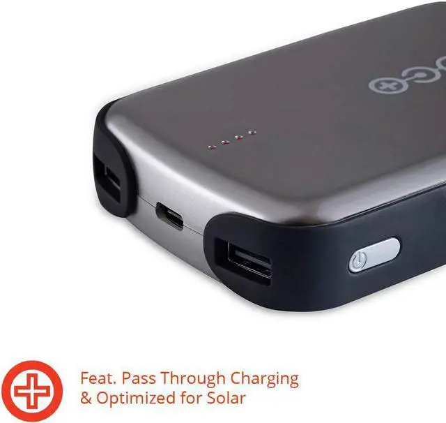 Alt view image 4 of 4 - V50 Always On External Battery Pack with Dual USB Ports - 12 800mAh