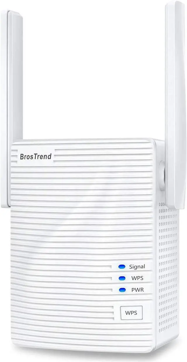 Main image of WiFi Extender AC1200 WiFi Booster and Signal Amplifier, 1200Mbps Dual Band WiFi Extender Signal Booster for Home Coverage Up to 1300 sq.ft. Internet Booster, WPS Easy Setup, Wall Plug Design