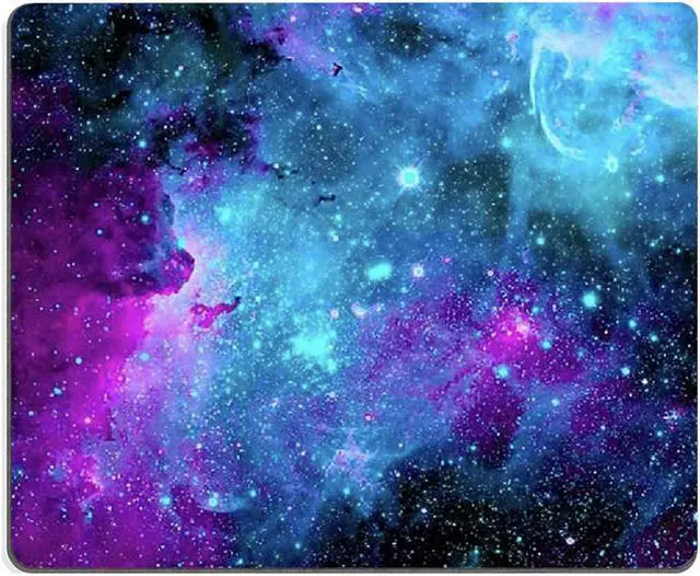 Main image of Gaming Mouse Pad,Blue Purple Galaxy Nebula Universe Space Non-Slip Rubber Base Mouse Pads For Computers Laptop Office, 9.5X7.9X0.12 Inch(240Mm X 200Mm X 3Mm)