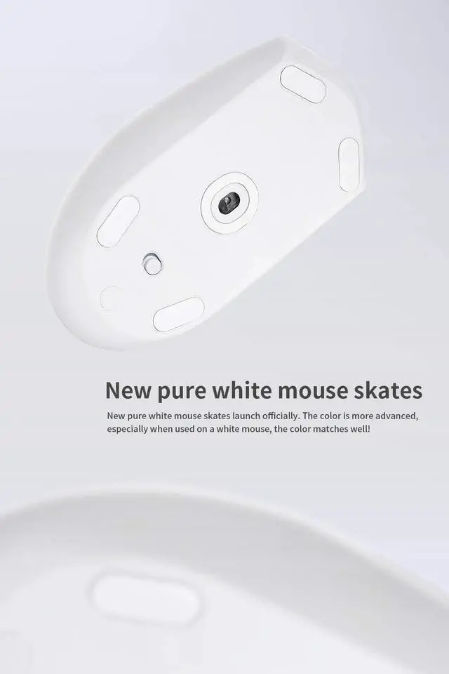 Alt view image 3 of 7 - 2Sets Hotline Games 3.0 Plus Rounded Curved Edges Mouse Feet Skates Compatible with Logitech G Pro X Superlight Wireless Gaming Mouse feet Replacement (0.8mm,Smooth,PTFE ) Pro Performance Upgrade