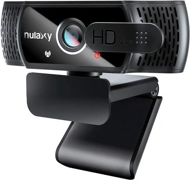Main image of Nulaxy USB Webcam with Microphone, HD 1080p Webcam with Privacy Cover for Laptop PC Desktop, HD Light Correction, Web Camera for Video Calling, Online Classes, Skype, Zoom, FaceTime, Smart TV