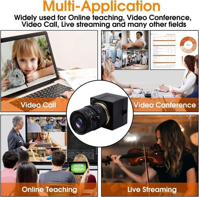 Alt view image 7 of 7 - SVPRO USB Camera 1080P HD Webcam with Zoom Lens 2.8-12mm,Manual Focus Web Cam for Computer,H.264 Low Light Camera with Sony IMX323 Sensor for Streaming/Video Conference/Studio