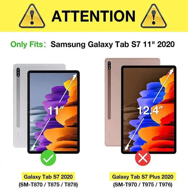 Alt view image 2 of 6 - Samsung Galaxy Tab S7/S8 Case 11 Inch |  Tab S7/S8 Case with Pen Holder Screen Protector | Heavy Duty Shockproof Rugged Silcone Protective Cover W/Stand Shoulder Strap for Samsung S8/S7 | Black