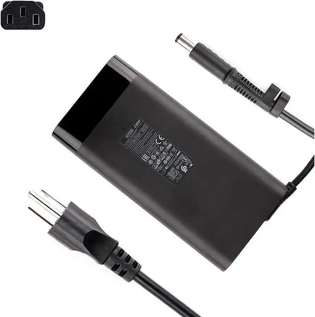 Alt view image 6 of 7 - 230W 19.5V 11.8A Original Charger Power Adapter Compatible for hp TPN-LA10 925141-850 fit for Omen X 2S 15, fit for Z2 Mini G4, Thunderbolt Dock 230W G2 2UK38AA Zbook 15 17 G2 Power Cord