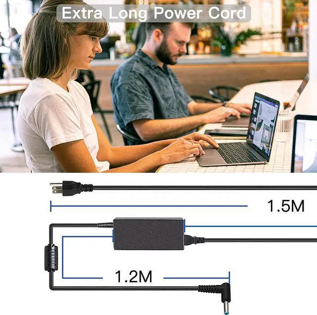 Alt view image 5 of 6 - 19V 3.42A Laptop Charger AC Adapter for Toshiba Satellite C55 C655 C850 C50 L755 C855 L655 L745 P50 C855D C55D S55;Toshiba Portege Z30 Z930 Z830;Satellite Radius 11 14 15 Power Supply Cord
