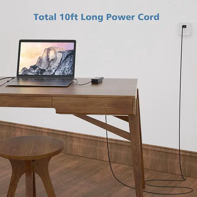 Alt view image 2 of 7 - POWSEED 90W Laptop Charger Universal Ac Power Adapter for HP Asus Acer Toshiba Dell Lenovo IBM Compaq Samsung Sony Fujitsu Gateway Notebook Ultrabook Chromebook DC 18.5V 19V 19.5V 20V