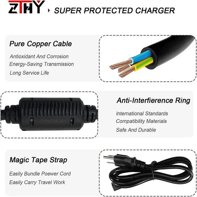 Alt view image 5 of 7 - HP 230W Laptop Charger 19.5V 11.8A 7.4X5.0mm AC Adapter Power Supply for HP Zbook 15 G1 G2 17 G2 Omen 17-an000 17-AN013na 17-w109ng EliteBook 8560P 8540w 8740w 8750w ProBook 6360B 6465B 6570B
