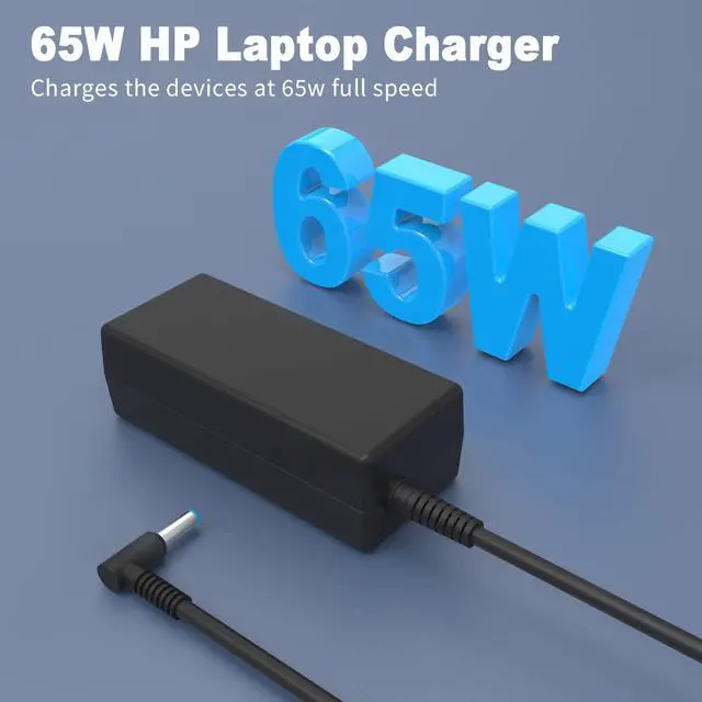 Alt view image 6 of 7 - 19.5V 3.33A 65W AC Power Adapter Laptop Charger for HP ProBook Charger X360 11 G1 G2 G3 G4 G5 G6 EE,440 G3 G4 G5 G6 G7,450 G3 G4 G5 G6 G7,470 G3 G4 G5,435 G7 440 G1,650 G2 G3 G4 Power Supply Cord