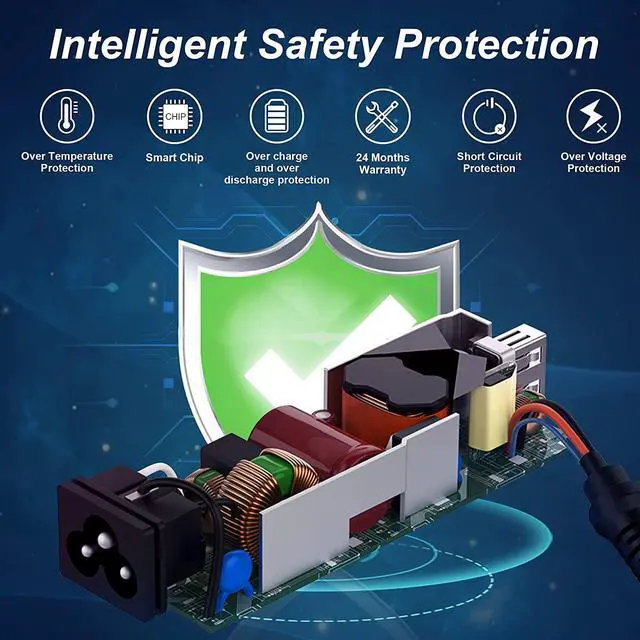 Alt view image 4 of 7 - 40W AC Adapter Charger for Samsung 11.6-inch Chromebook 2 3 XE500C13 XE303C12 XE500C12 PA-1250-98 BA44-00322A 303C 500C 503C XE303C12-A01US XE500C13-K03US XE500C13-K02US Laptop Power Supply Cord