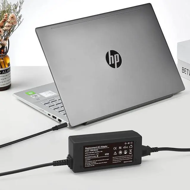 Alt view image 5 of 7 - 65W AC Adapter Laptop Charger for HP Pavilion DV7 DV6 DV5 DV4 DM4 G7 G6 Series,Compaq Cq57 Cq62 Cq56 Cq61 Cq60 Cq58,2000-329WM 2000-2A20NR 2000-2B09WM,Probook 4540s 4440s 4430s 4520s 4530s 6570b 6560b