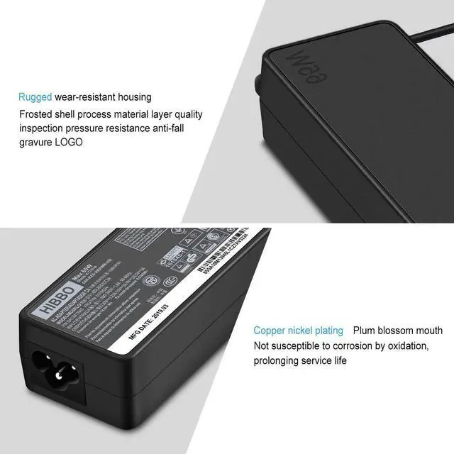 Alt view image 2 of 7 - USB C Laptop Charger 65W 45W for Lenovo Chromebook 100e 300e 500e C330 S330 ThinkPad T480 T480s T580 T580s E480 E580 Yoga A485 T490S T590 C930 C940 13 IdeaPad 730s AC Adapter Power Supply