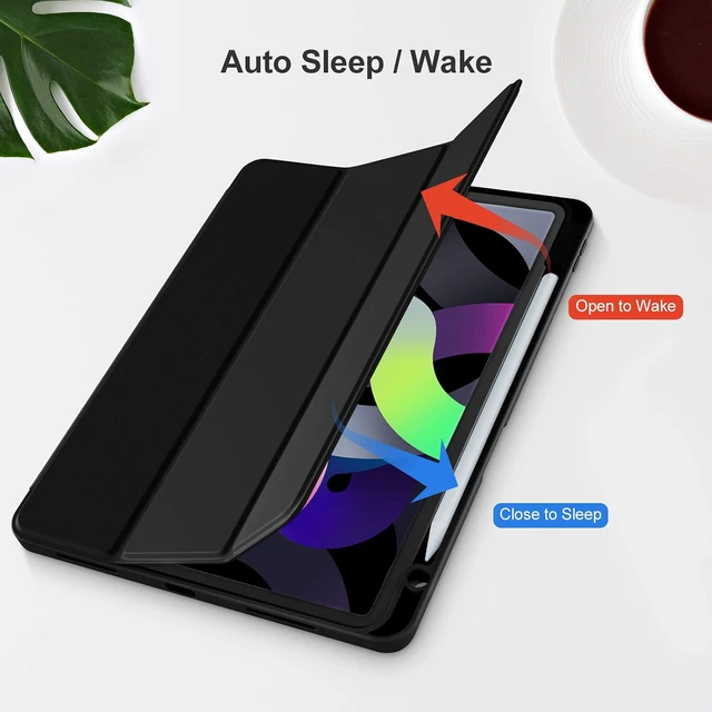 Alt view image 5 of 7 - Akkerds for iPad Air 11 Inch Case M4/M3/M2, Air 5th/4th Gen 10.9, Black
