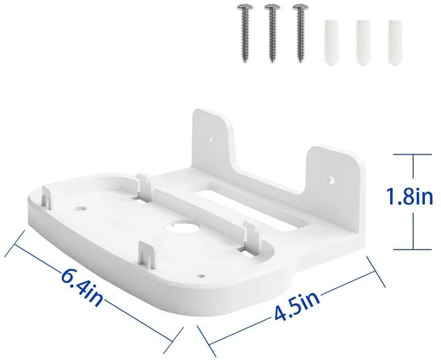 Alt view image 6 of 7 - Wall Mount Holder for ASUS ZenWiFi AX Whole-Home Tri-Band Mesh WiFi 6 System (XT8)(CT8)(XT9),Simple and Sturdy Wall Mount Holder Stand Bracket by (1 Pack, White)