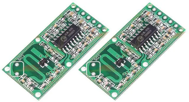 Main image of 2PCS Microwave Doppler Radar Motion Detector Sensor RCWL-0516 Module Board Switch Compatible with Ar-duino Raspberry PI,Human Rat Cat Detector