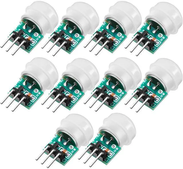 Main image of 10 Pieces Am312 Pir Sensor Mini Pir Motion Sensor Infrared Human Body Pyroelectric Infrared Motion Module 2.7v to 12v