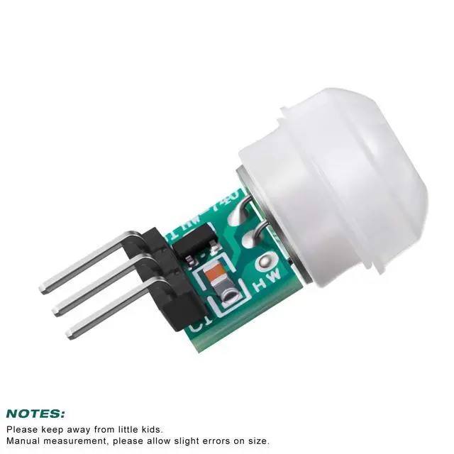 Alt view image 5 of 6 - 10 Pieces Am312 Pir Sensor Mini Pir Motion Sensor Infrared Human Body Pyroelectric Infrared Motion Module 2.7v to 12v