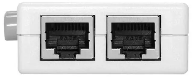 Alt view image 7 of 7 - BUCIER UTP STP 2 in 1 Out 2 Ports RJ45 LAN CAT6 CAT5E Network Switch Selector Internal External Networking Switcher Splitter Box