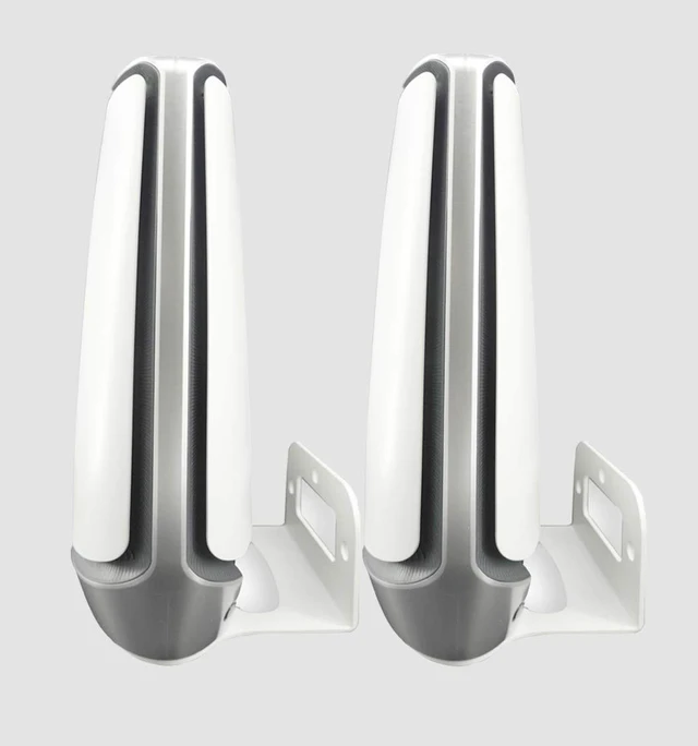 Main image of Sturdy Metal Made Wall Mount Compatible with Orbi WiFi 6, 2 Pack Stand Holder Bracket for Orbi Mesh WiFi 6 System RBK850 RBK851 RBK852 RBK853, RBRE963