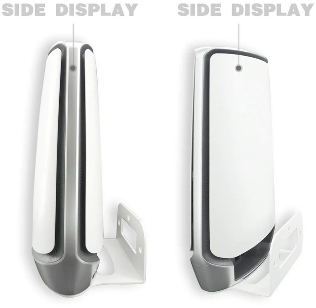 Alt view image 5 of 7 - Sturdy Metal Made Wall Mount Compatible with Orbi WiFi 6, 2 Pack Stand Holder Bracket for Orbi Mesh WiFi 6 System RBK850 RBK851 RBK852 RBK853, RBRE963