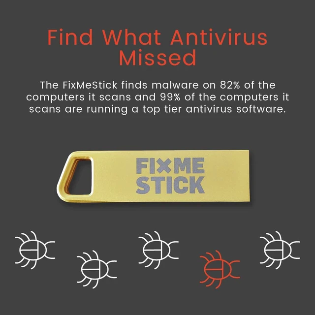 Alt view image 5 of 7 - Gold Computer Virus Removal Stick for Windows PCs - Unlimited Use on Up to 5 Laptops or Desktops for 2 Years - Works with Your Antivirus