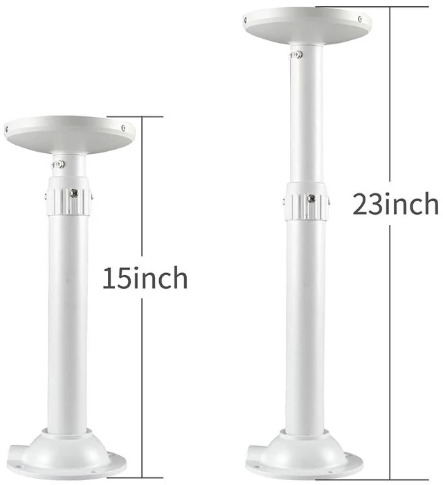 Alt view image 2 of 7 - compcctv Security Camera Mount Bracket, Dome Camera Mount Universal Camera Wall Mounting Bracket for CCTV Security Camera/IP Camera, I Type (15.7-23.6 inch)
