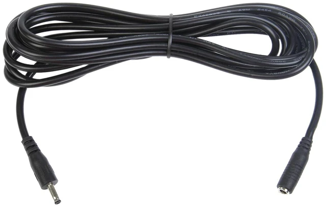 Main image of 10ft DC Power Adapter Extension Cable 3.5mm x 1.35mm Male to Female | 3.5mm DC 5 V 5V Power Adapter Plug Extension Cord for DC Power Supply / CCTV Security Camera