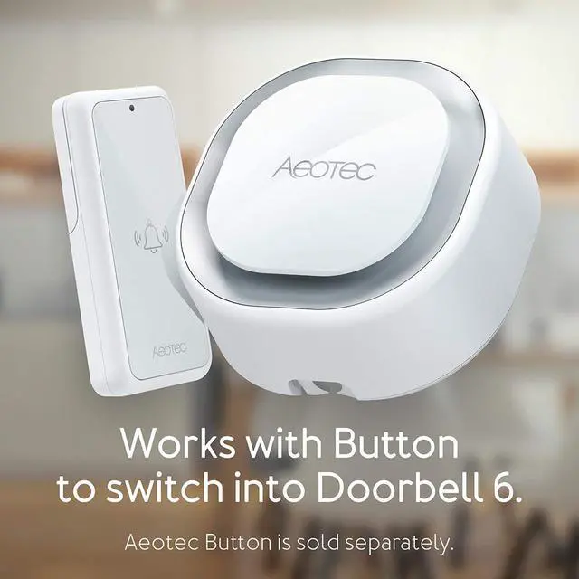 Alt view image 5 of 5 - Siren 6, Z-Wave Plus S2 Enabled Zwave Siren Safety Speaker, Wall-Mounted Sound & Light Security Intruder Zwave Alarm with Backup Battery, 110dB