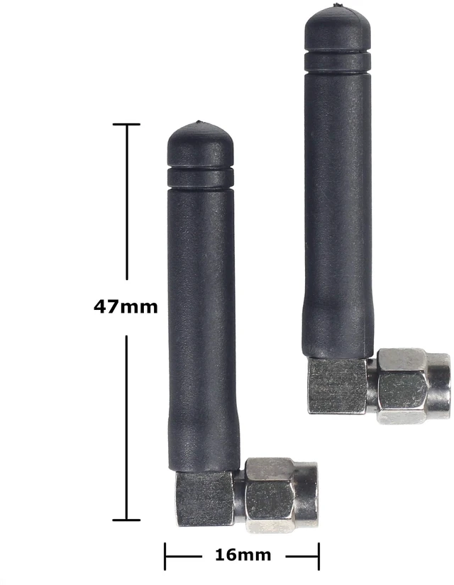 Alt view image 5 of 6 - SFF Noir Shadowlink Antenna - Dual Band WiFi and Bluetooth Antenna Set for PC (Black)