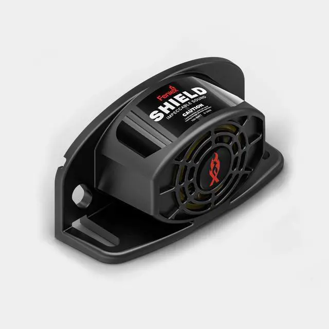 Alt view image 2 of 7 - Feniex Shield 14 Watt Back-Up Alarm | All in One, Built in Siren Amplifier | Compact System for Reverse Alert Application | Utility Vehicle Back Up Speaker