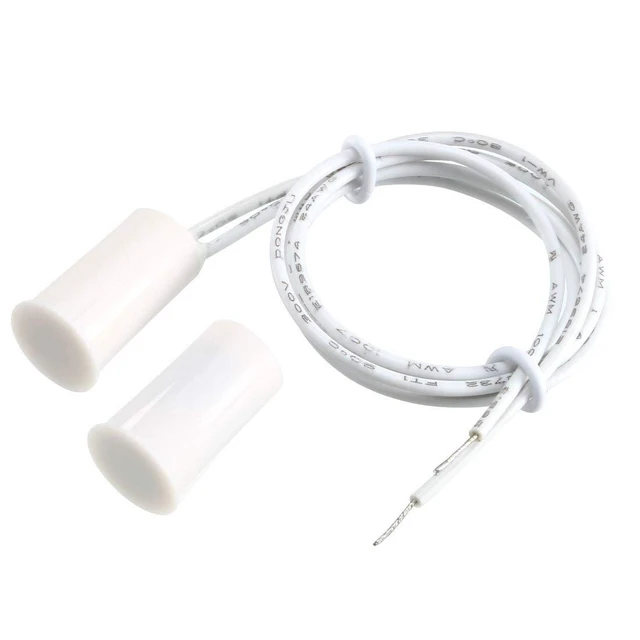 Alt view image 4 of 4 - Magnetic Reed Switch RC-33 NC Recessed Wired Window Door Contact Sensor for Home Security and Burglar Alarm Systems 10 Pcs (Pack of 2)