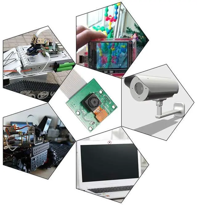 Alt view image 7 of 7 - Raspberry Pi Mini Camera Video Module 5 Megapixels 1080p Sensor OV5647 Webcam for Raspberry Pi Model A/B/A+/B+, Pi 2B and Raspberry Pi 3B, Pi 3 B+, Raspberry Pi 4 B