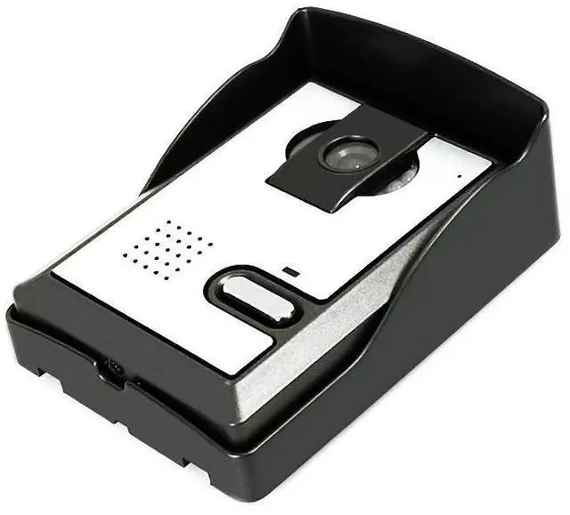 Alt view image 7 of 7 - Video Door Phone System, 4.3 Inches Clear LCD Monitor Wired Video Intercom Doorbell Kits, IR Night Vision Outdoor Camera Door Intercom, Doorphone Telephone Style for Home Improvement