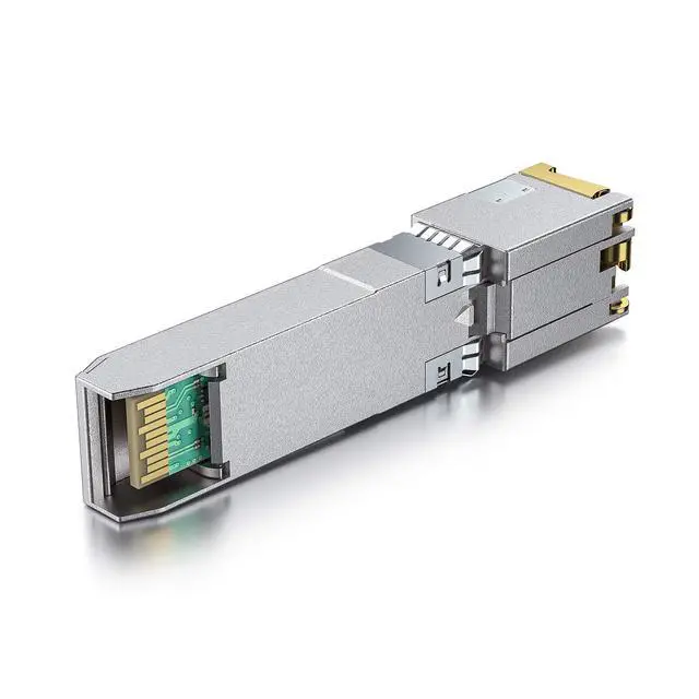 Alt view image 3 of 7 - 10Gb SFP+ RJ45 Transceiver, 10Gbase-T SFP+ Ethernet Module Support 10G/5G/2.5G/1.25G, Compatible with Cisco SFP-10G-T-S, Ubiquiti UF-RJ45-10G, UniFi, Meraki,MikroTik,Supermicro and More, 30m