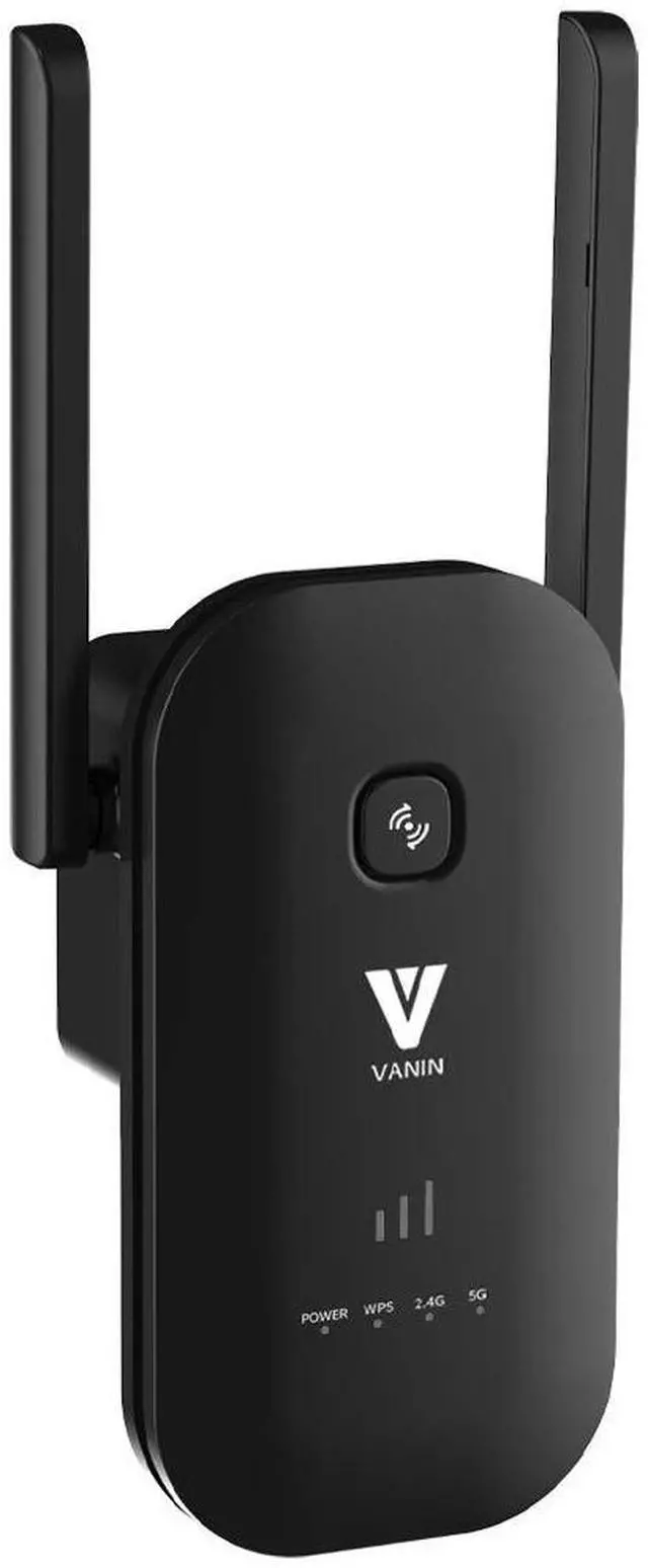 Main image of WiFi Range Extender -1200Mbps WiFi Repeater Wireless Signal Booster 2.4 & 5GHz Dual Band WiFi Extender with 2 Gigabit Ethernet Port, AP & Router Mode, 360°Full Coverage, Simple Setup