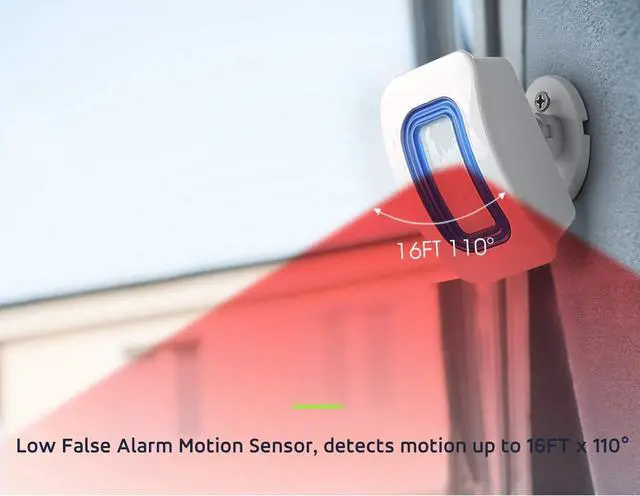 Alt view image 6 of 7 - Bed Alarm for Elderly Dementia Patients,Portable Wireless Caregiver Pager Bed Alarms and Fall Prevention Alert for Elderly,Elderly Monitoring for Home