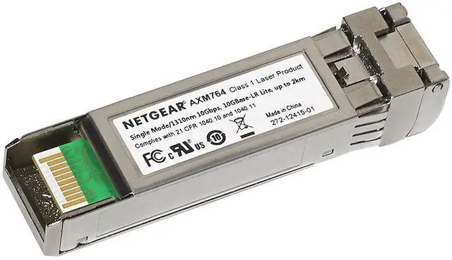 Alt view image 12 of 15 - Netgear ProSAFE 10 Gigabit Base-LR Lite SFP+ Single Mode Module
