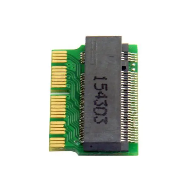 Alt view image 2 of 7 - WRIARICH 12+16pin 2014 2015 to M.2 NGFF M-Key AHCI SSD Convert Card Compatible for A1493 A1502 A1465 A1466