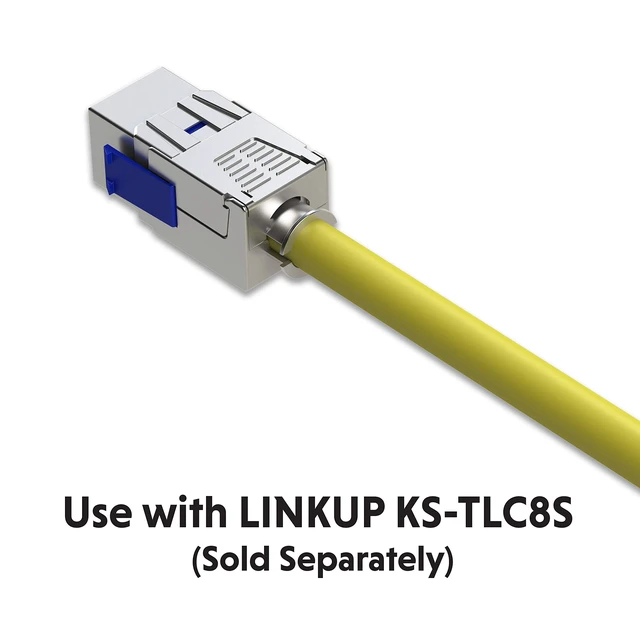 Alt view image 4 of 5 - Easy Press Jack Tool for Cat8 / Cat6A RJ45 Field Termination | Ethernet LAN Network | Keystone Jack Connectors