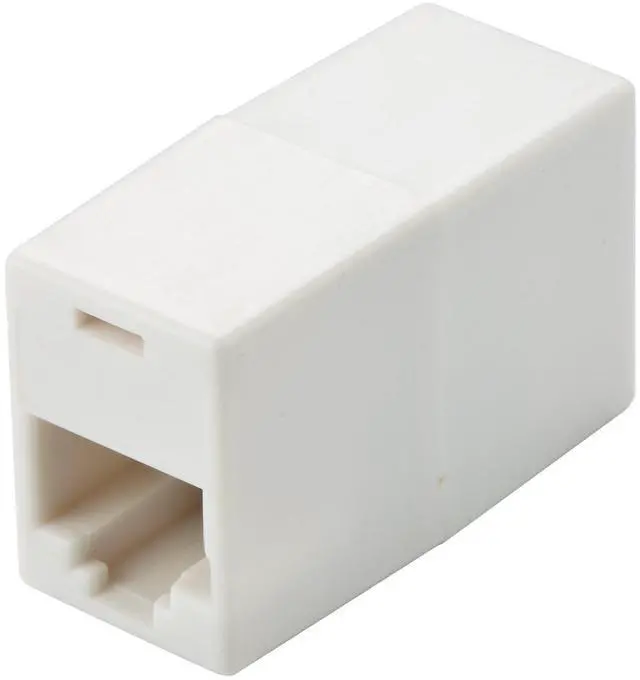 Alt view image 3 of 3 - BUCIER 6 Pack RJ45 Coupler Cat6/Cat5e Ethernet Cable Extender Adapter Female to Female (White) (6 Pack)