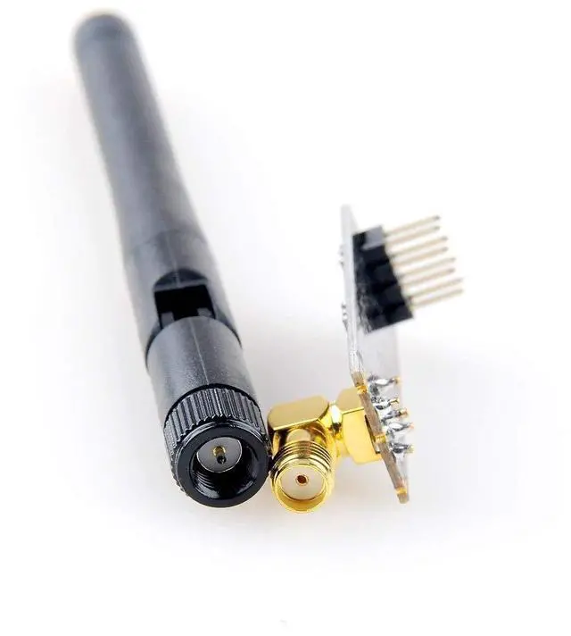 Alt view image 6 of 7 - 3pcs Wireless Transceiver Module, RF Transceiver Module, 2.4G 1100m NRF24L01+PA+LNA SMA Antenna for Raspberry Pi Arduino KY67