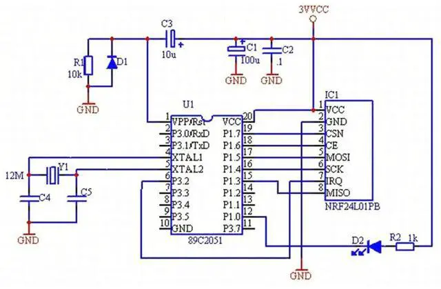 Alt view image 7 of 7 - 3pcs Wireless Transceiver Module, RF Transceiver Module, 2.4G 1100m NRF24L01+PA+LNA SMA Antenna for Raspberry Pi Arduino KY67