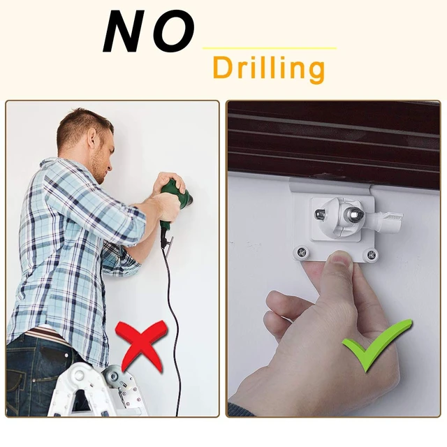 Alt view image 2 of 7 - HOLACA Vinyl Siding Clips for Arlo,Ring Stick Up Cam, Roelink, Eufy Camera | Hanger Hooks for Mounting Security Camera, Weatherproof Aluminum Alloy Material, 2 Pack, White