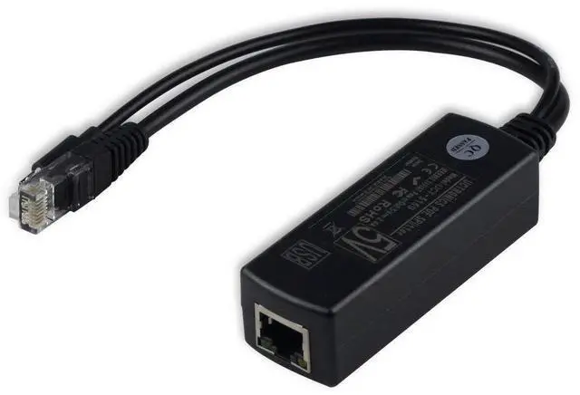 Alt view image 7 of 7 - KEHIPI IEEE 802.3af Micro USB Active PoE Splitter Power Over Ethernet 48V to 5V 2.4A for Tablets, Dropcam or Raspberry Pi 2/3B+ (48V to 5V 2.4A)