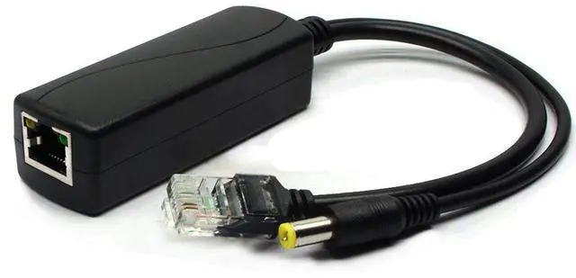 Alt view image 2 of 6 - 4-Pack Active 48V to 12V PoE Splitter Adapter, IEEE 802.3af Compliant, 10/100Mbps, for IP Camera AP Voip Phone and More